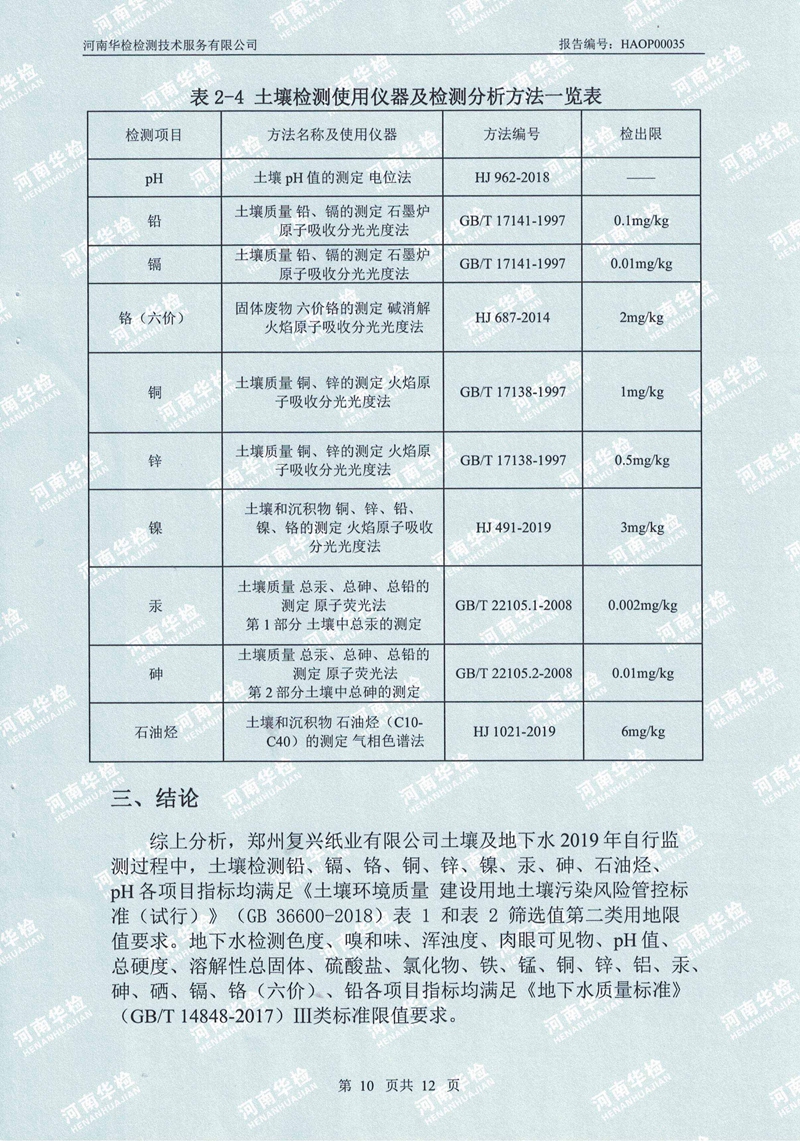 復興紙業(yè)土壤及地下水自行監(jiān)測報告(圖14)